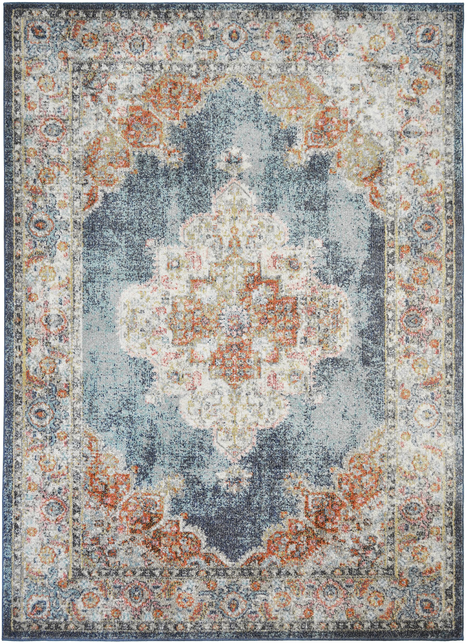 Mabyberry Rug MO5234 8X10 Antonella Blue Area Rug