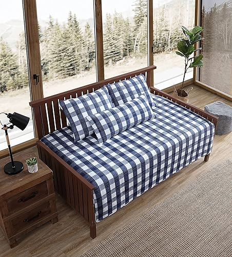 Miniatura 2 de Eddie Bauer - Juego de edredón para sofá cama, ropa de cama reversible de algodón con fundas de almohada y fundas de almohada a juego, decoración