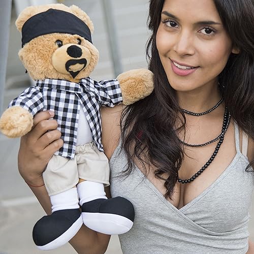 Miniatura 6 de Hollabears Cholo - Oso de peluche extra grande de 16 pulgadas