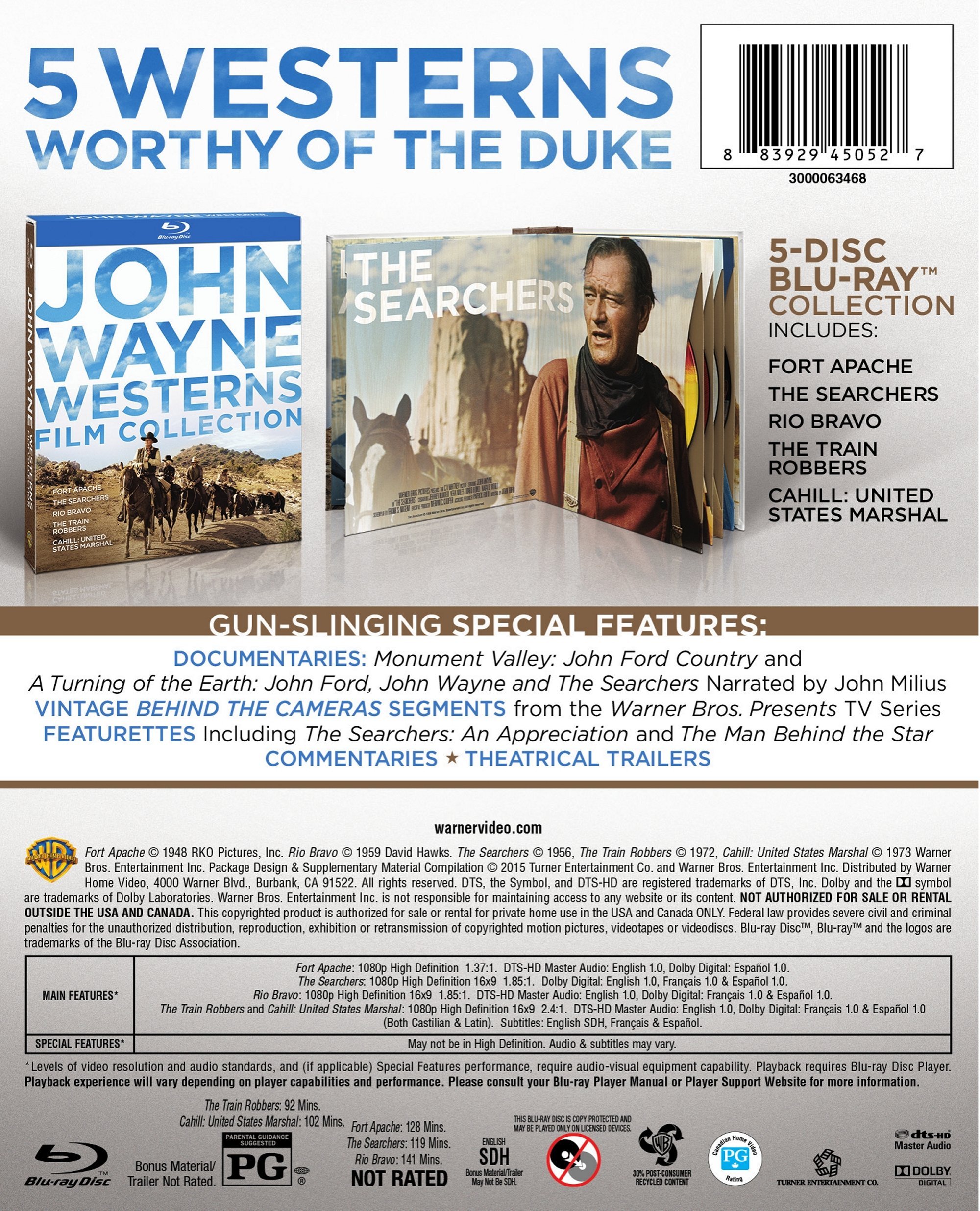 John Wayne Westerns Film Collection
