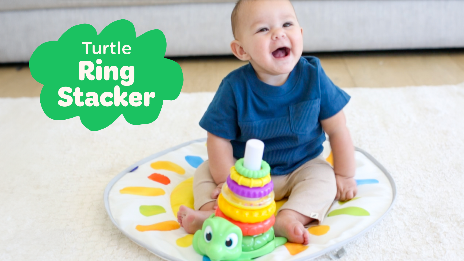 Amazon.com: Move2Play Stacking Toy, Includes 7 Unique Rings