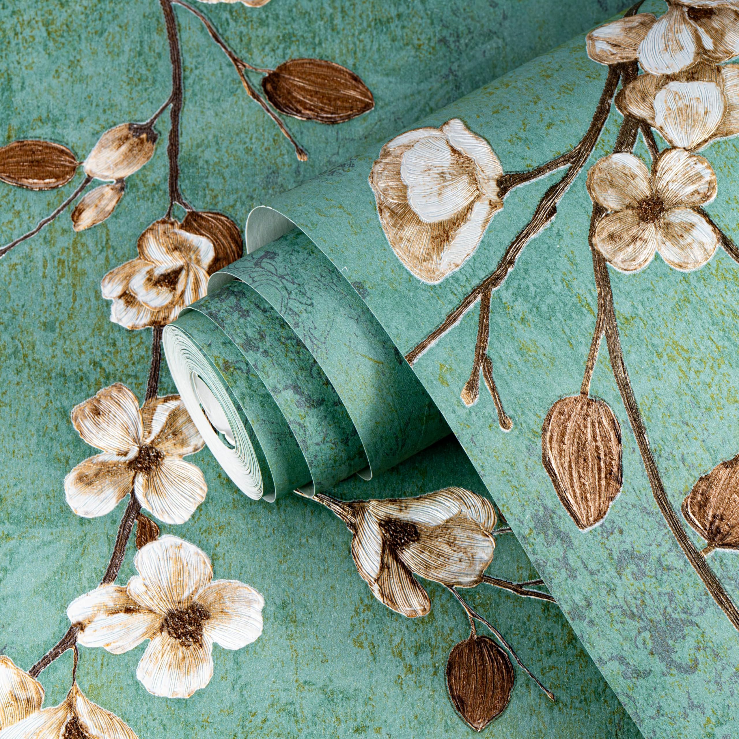 See full amazon price history chart for wolpin Wallpaper Non-Woven Non-Adhesive 53 cm x 9.5m (±3%), Textured Vine Floral Design with Shine Teal and Brown wolpin Wallpaper Non-Woven Non-Adhesive 53 cm x 9.5m (±3%), Textured Vine Floral Design with Shine Teal and Brown (B0DBF16DW2) Amazon Price History, Amazon Price Tracker