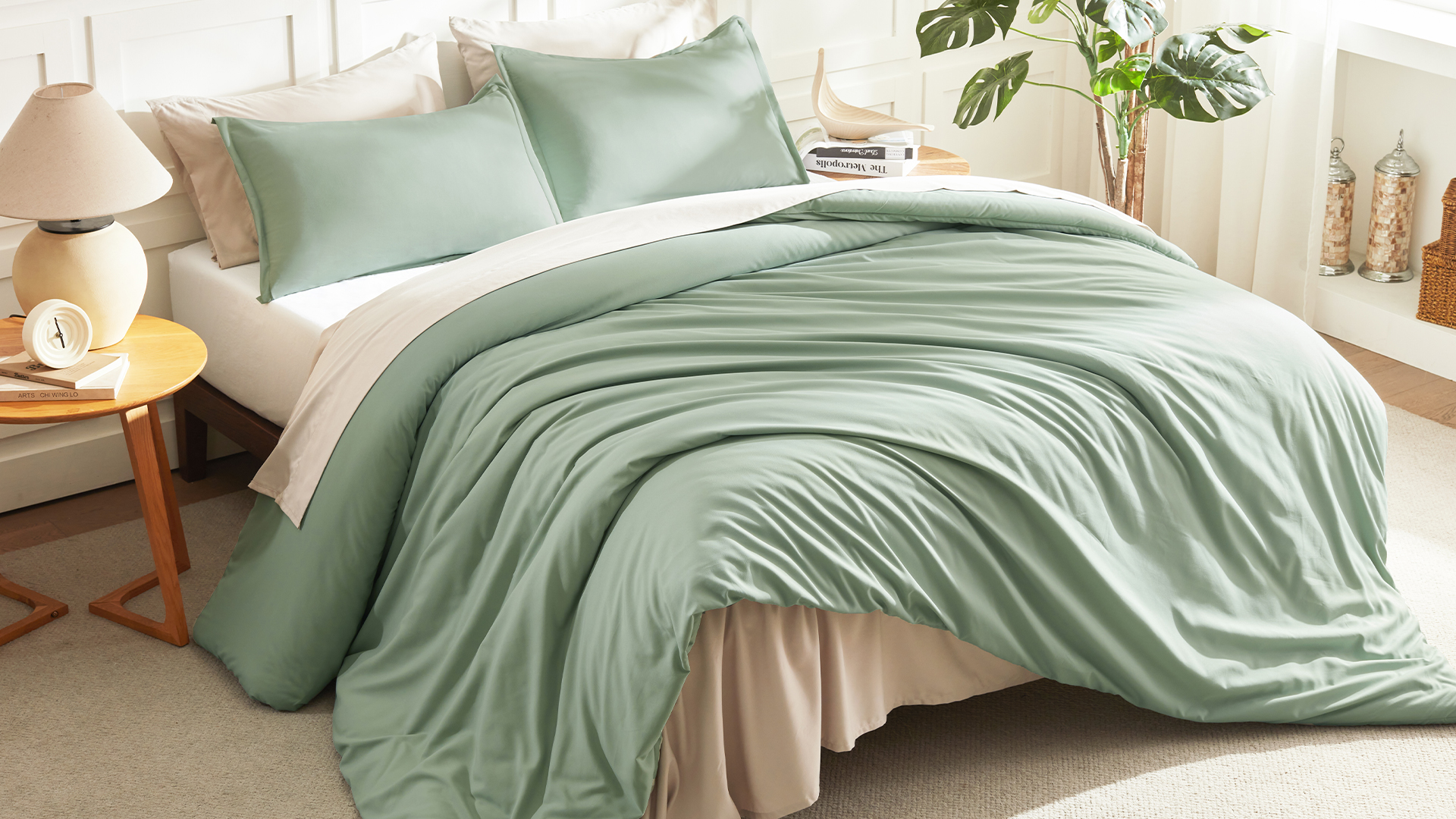 Amazon.com: Litanika Oversized King Comforter Set 120x120, 3