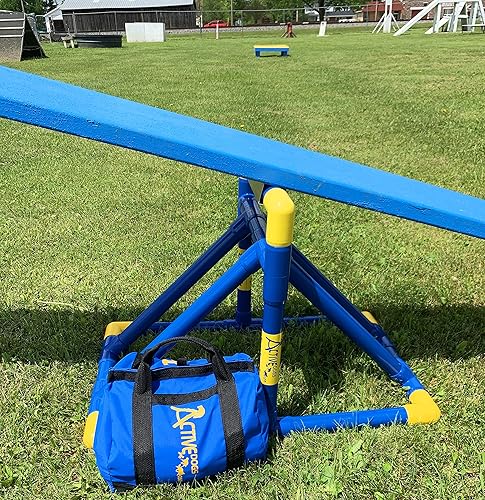 Miniatura 2 de ActiveDogs Agility - Bolsa de arena grande de baja gravedad, capacidad de bolsa de 35 #, alforja no restrictiva para estabilizar túnel y equipo de