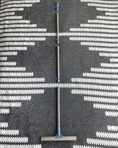 Miniatura 7 de 3 herramientas de eliminación de pelo de mascotas, altura ajustable y cabezal controlable, rastrillo de alfombra para eliminación de pelo de