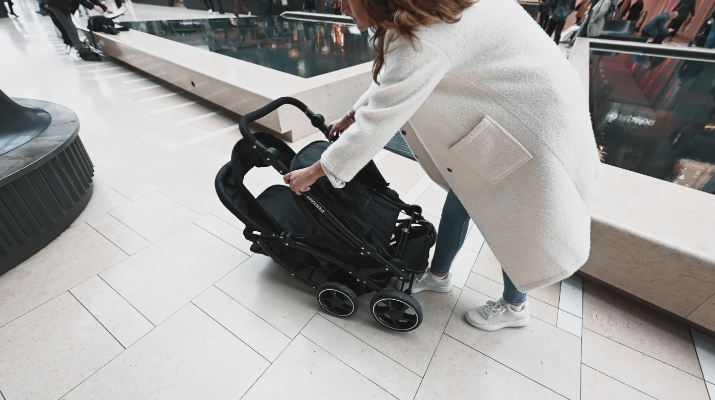 邦楽 Deux poupees Extra Edition Deryan Elena Duo Tandem Double Pushchair - Baby & Toddler Tandem