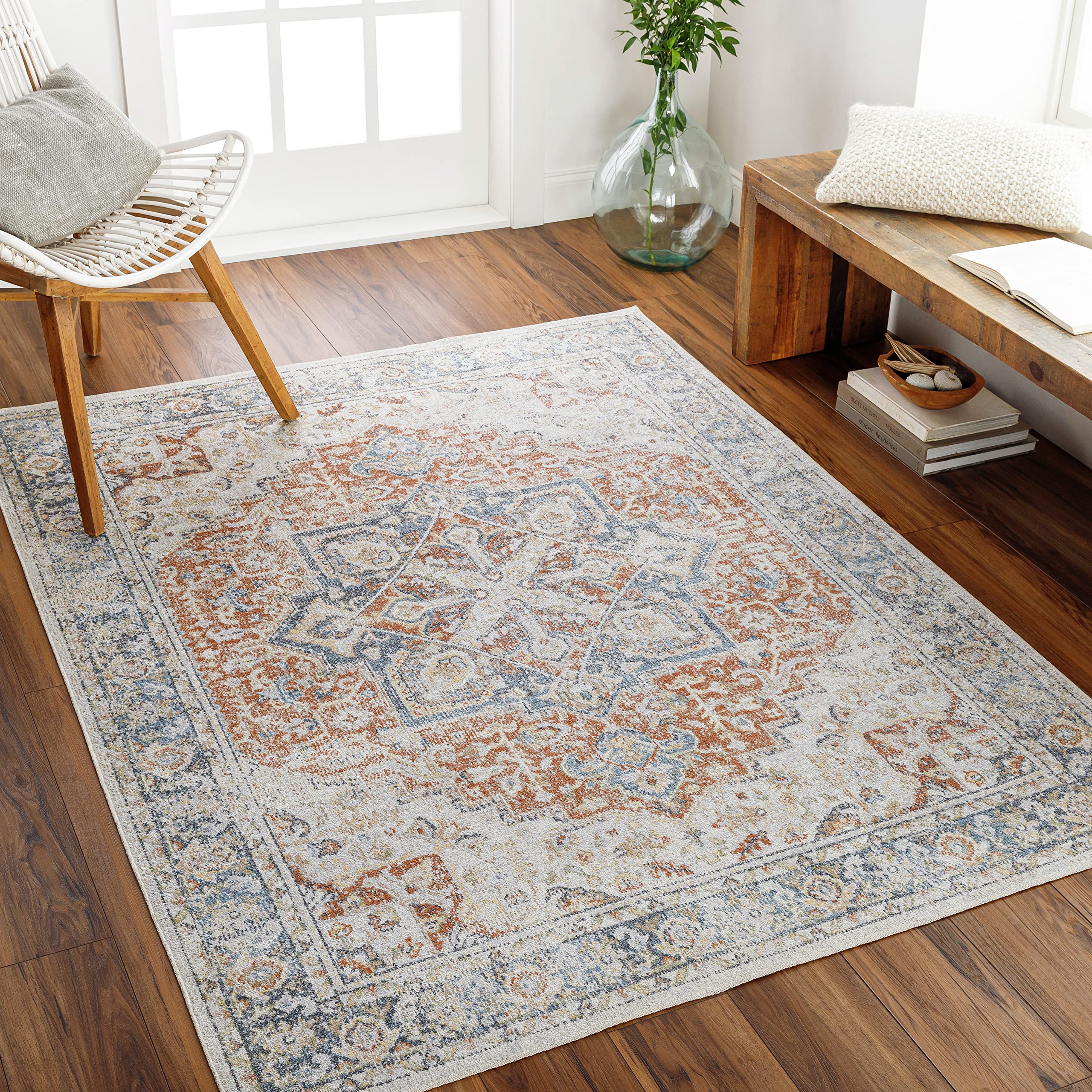 Amazon.com: Livabliss Lillian Traditional Washable Rug,5'3