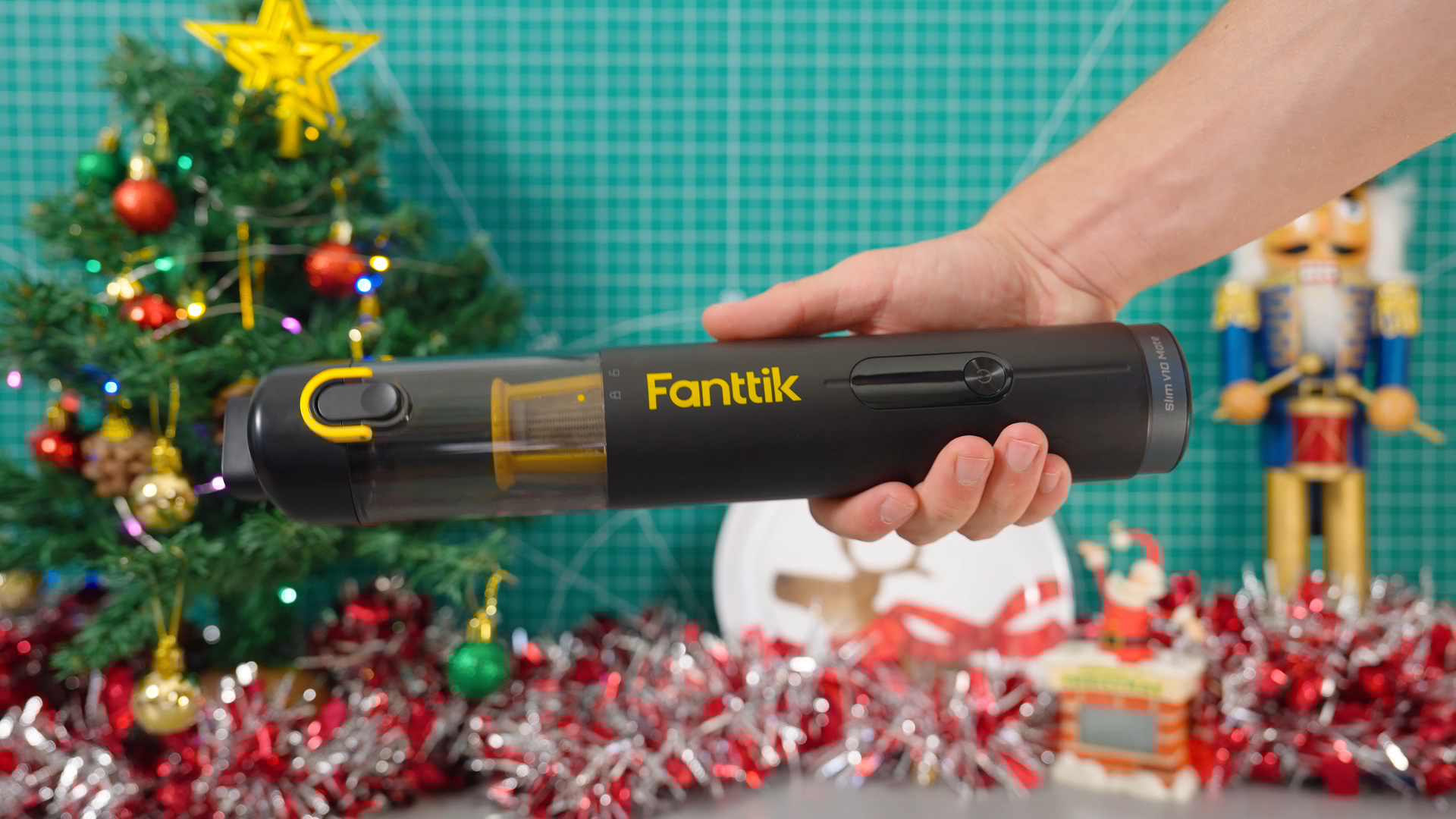 Amazon.com - Fanttik Slim V10 Mate Cordless Car Vacuum, 4-in-1