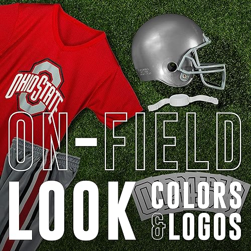 Miniatura 4 de Franklin Sports NCAA - Conjunto de casco de fútbol americano universitario + camiseta para niños, conjunto de disfraz de uniforme de equipo de la