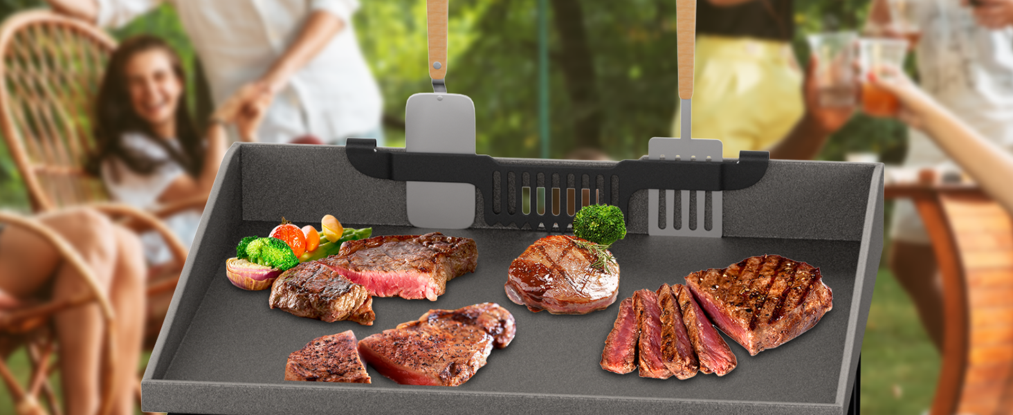 Porta espátulas para parrilla Blackstone acero inoxidable miniatura 7