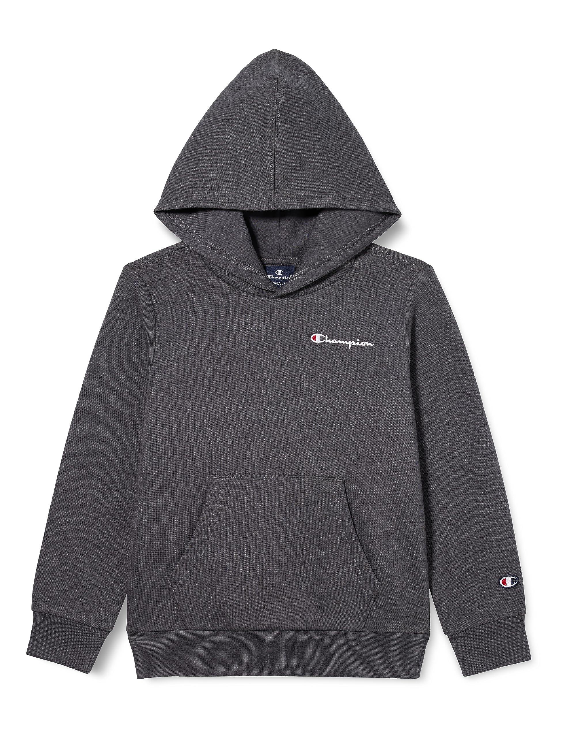Champion Kinder und Jugendliche Legacy American Classics B Skript Logo Ultralight Powerblend Fleece Kapuzenpullover, Graphitgrau, 3-4 Jahre