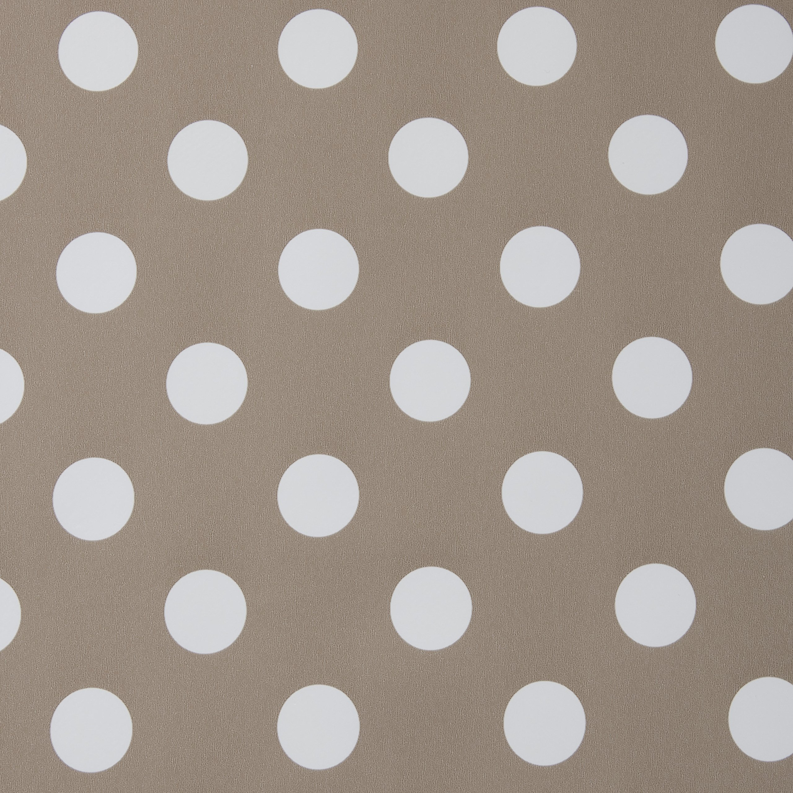Jolee Tablecloths Dotty Light Brown/Beige Polka Dot Wipe Clean Tablecloth Pvc Vinyl Oilcloth 140Cm X 140Cm (55" X55") Square