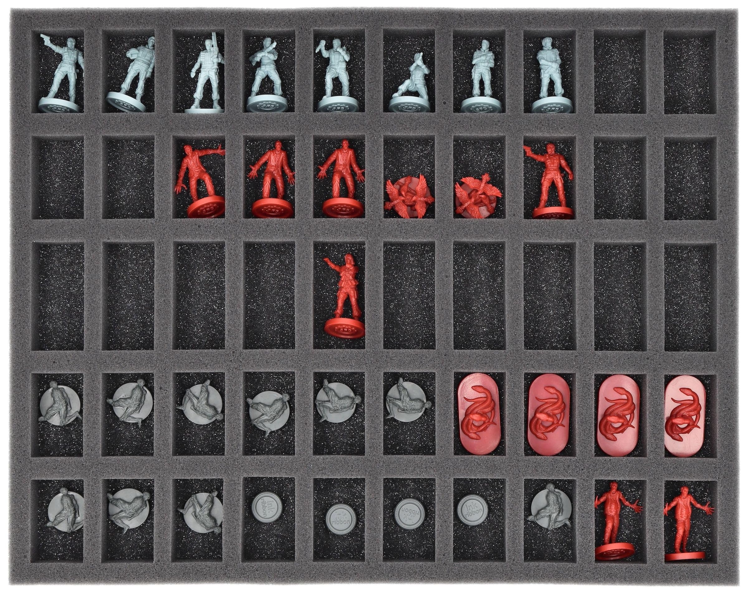 Feldherr Storage Box Set kompatybilny z Resident Evil: The Board Game - Alpha Pledge All-In - Ochrona miniatur i elementów gry - bezpiecznie przechowywane.
