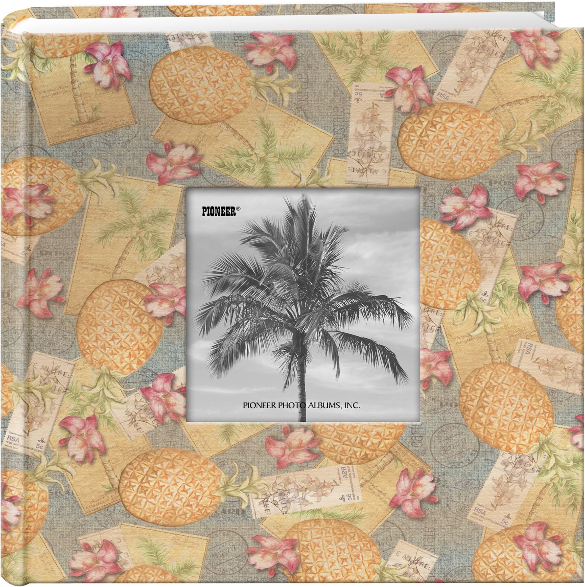 Pioneer Photo Albums DA-200TRP Tropical Palm Trees Photo Album 4 x 6 Inch
