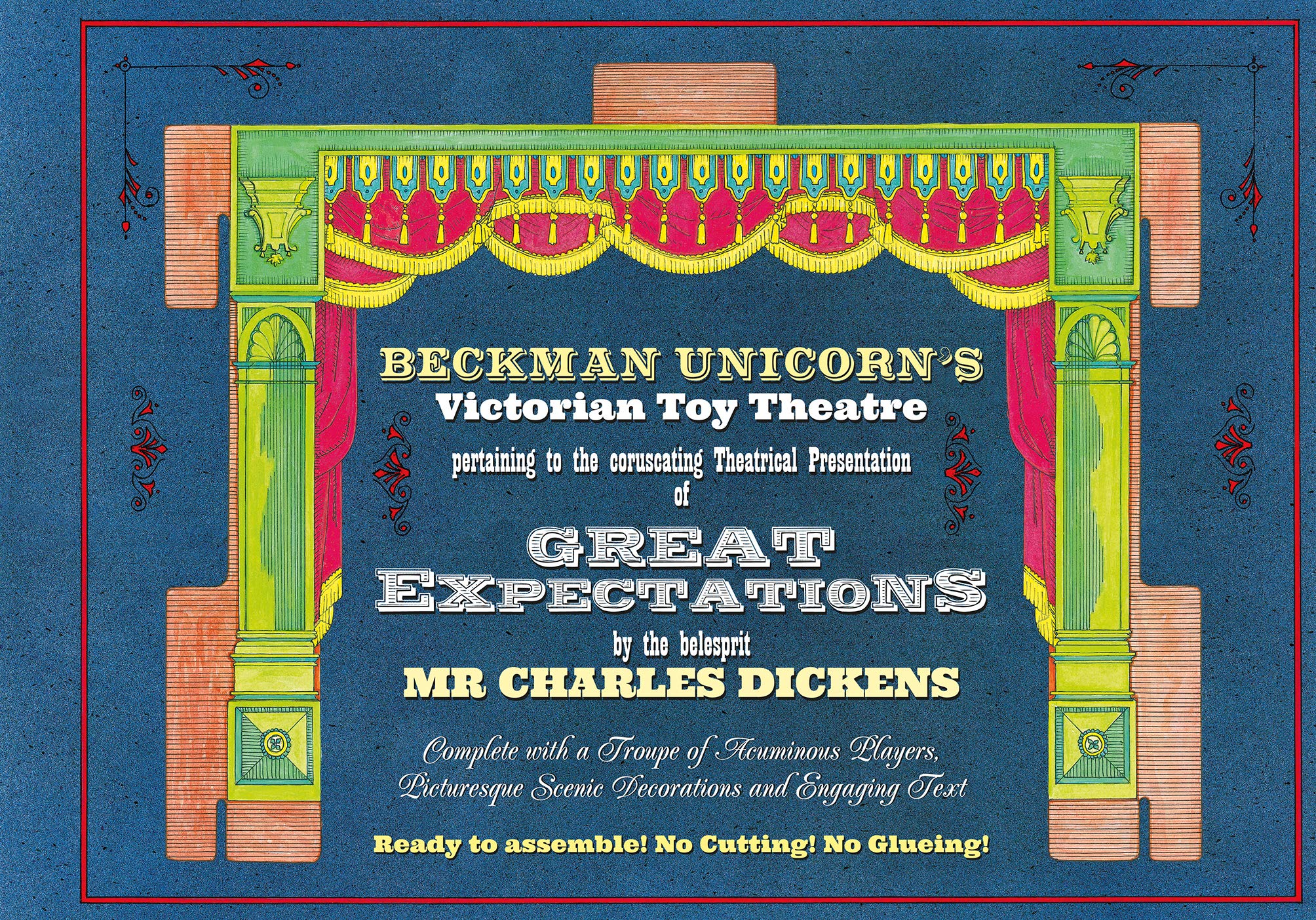 Charles Dickens - Teatro giocattolo Great Expectations, 46 x 38 x 28 cm