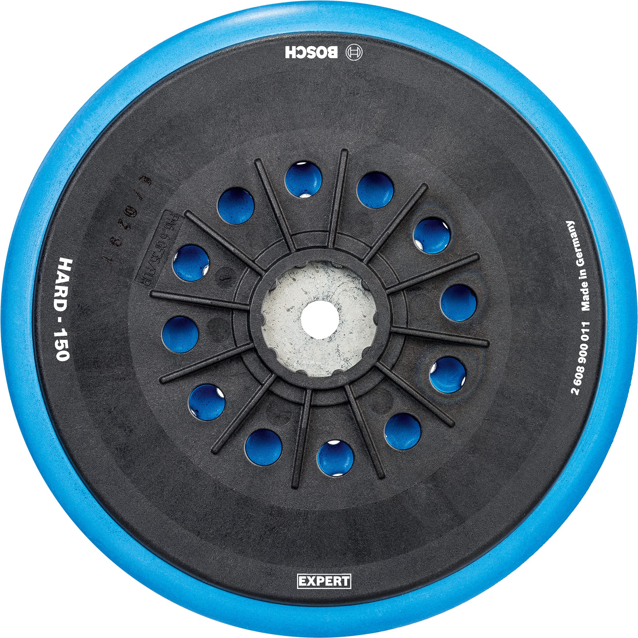 Bosch Accessories 1x Platorelli Expert Multihole per Bosch, Versione Rigido, Ø 150 mm, Accessorio Levigatrice Rotoorbitale