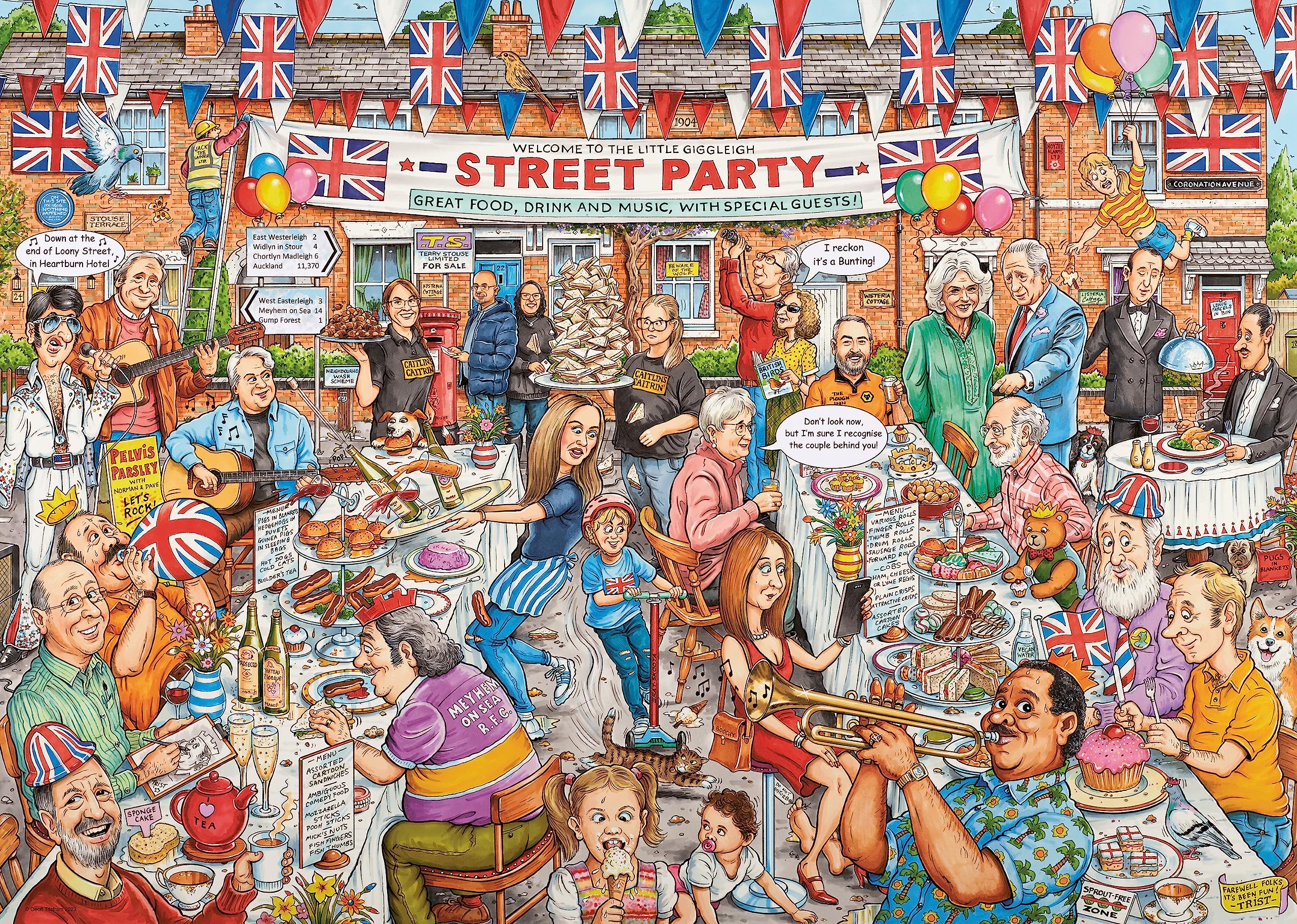 Ravensburger Best of British No.24 The Street Party 1000 Piece Jigsaw Puzzles for Adults and Kids Age 12 Years Up - Image 2