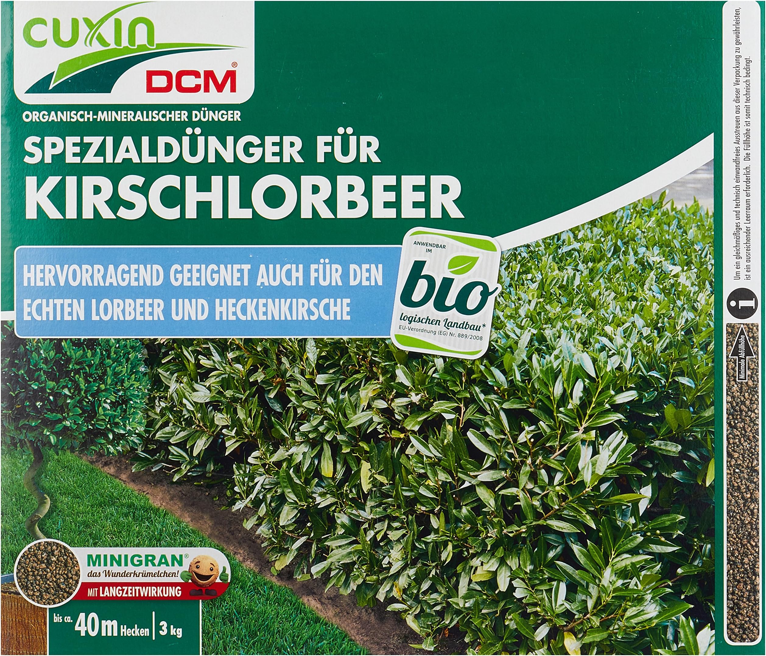 CuxinEssential nutrients. Special Fertilizer for Even Feeding Kirschlorbeer 3.5 kg