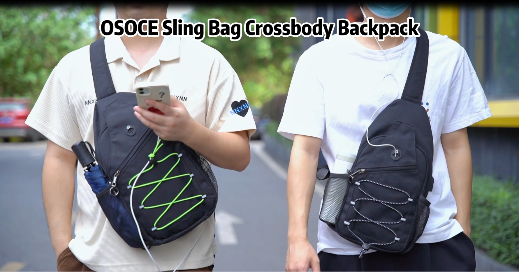 Unisex OSOCE Anti-Theft Waterproof Shoulder Backpack Sling Chest Crossbody Bag OSOCE Anti-Theft Waterproof Shoulder Backpack Sling Chest  main image 3