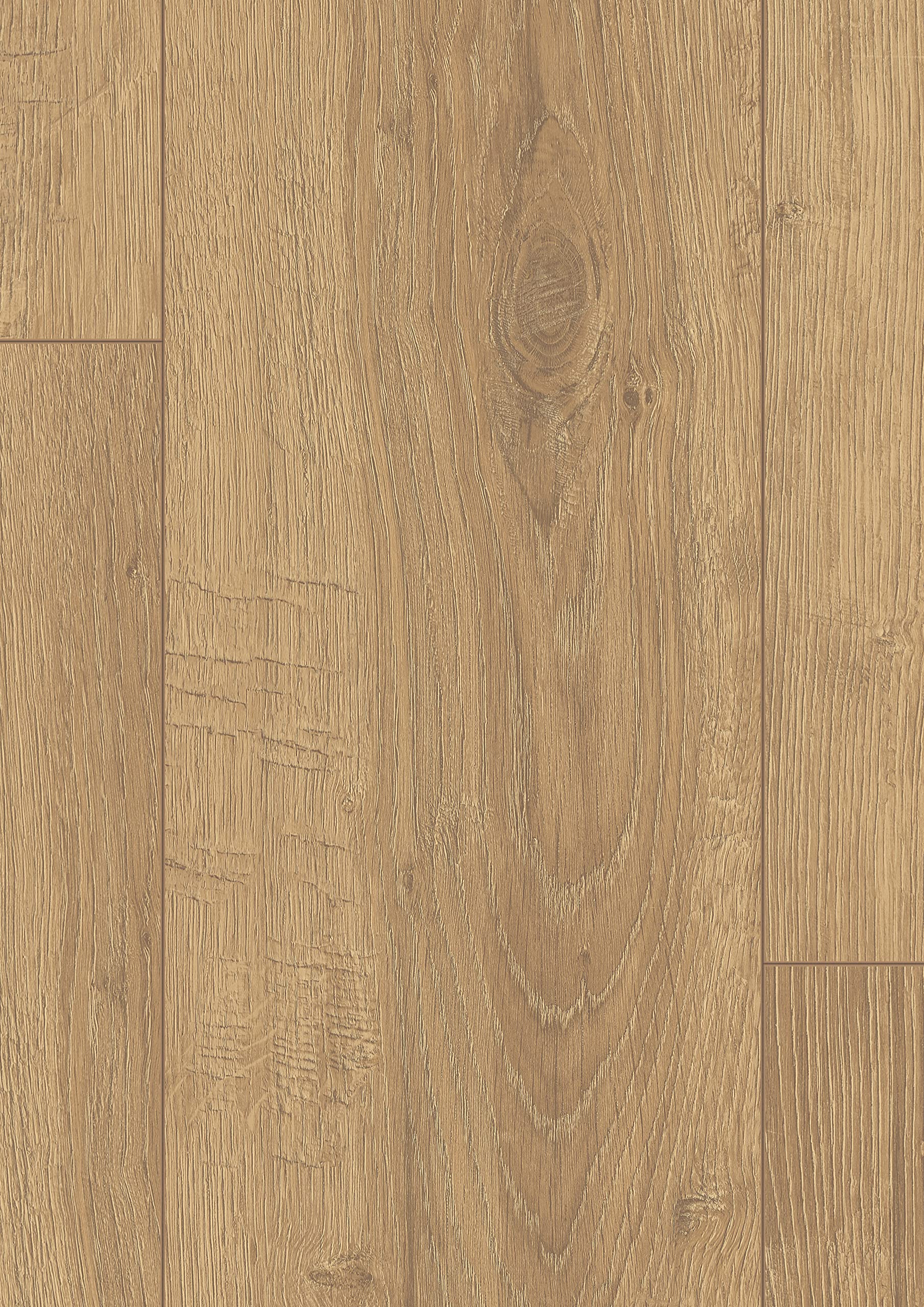 EGGER Laminatboden Aqua Clic It EL1007 Sherman Eiche honig (8mm, 1,995m²) | authentische Holzoptik | | Einfache Verlegung durch Klicksystem | Praktisch & wertbeständig