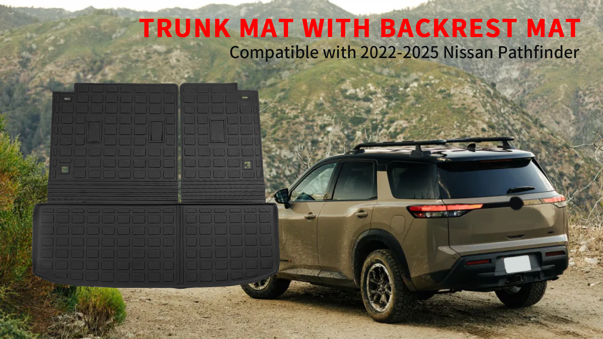 Thinzyou Cargo Mat Compatible With 2024 2025 2026 Kia EV9 Trunk