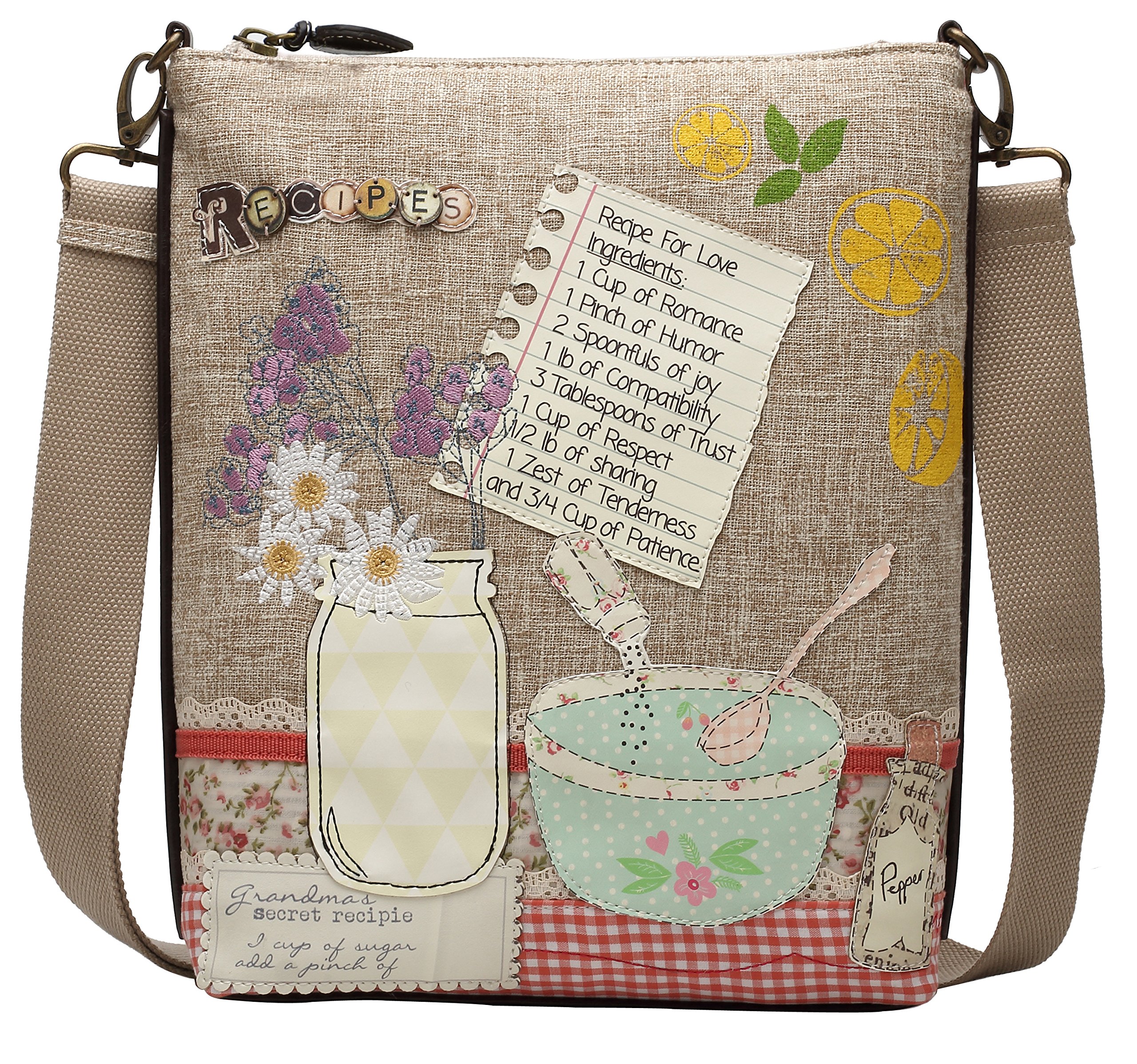 Vendula London Women Designer Handbag Ladies Recipe Crossbody Bag