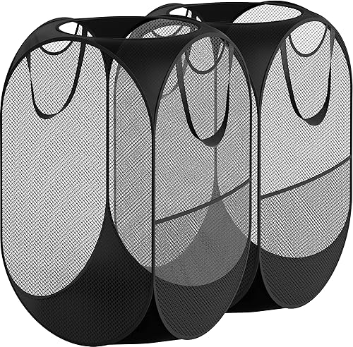 Simple Houseware Mesh Pop-Up - Cesta de lavandería