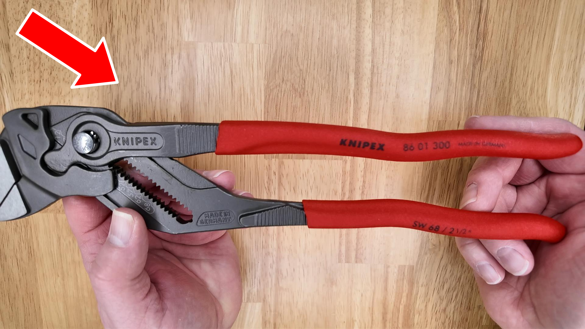 Watch KNIPEX 8601300 Tools - Pliers Wrench, Black Finish﹙86 01