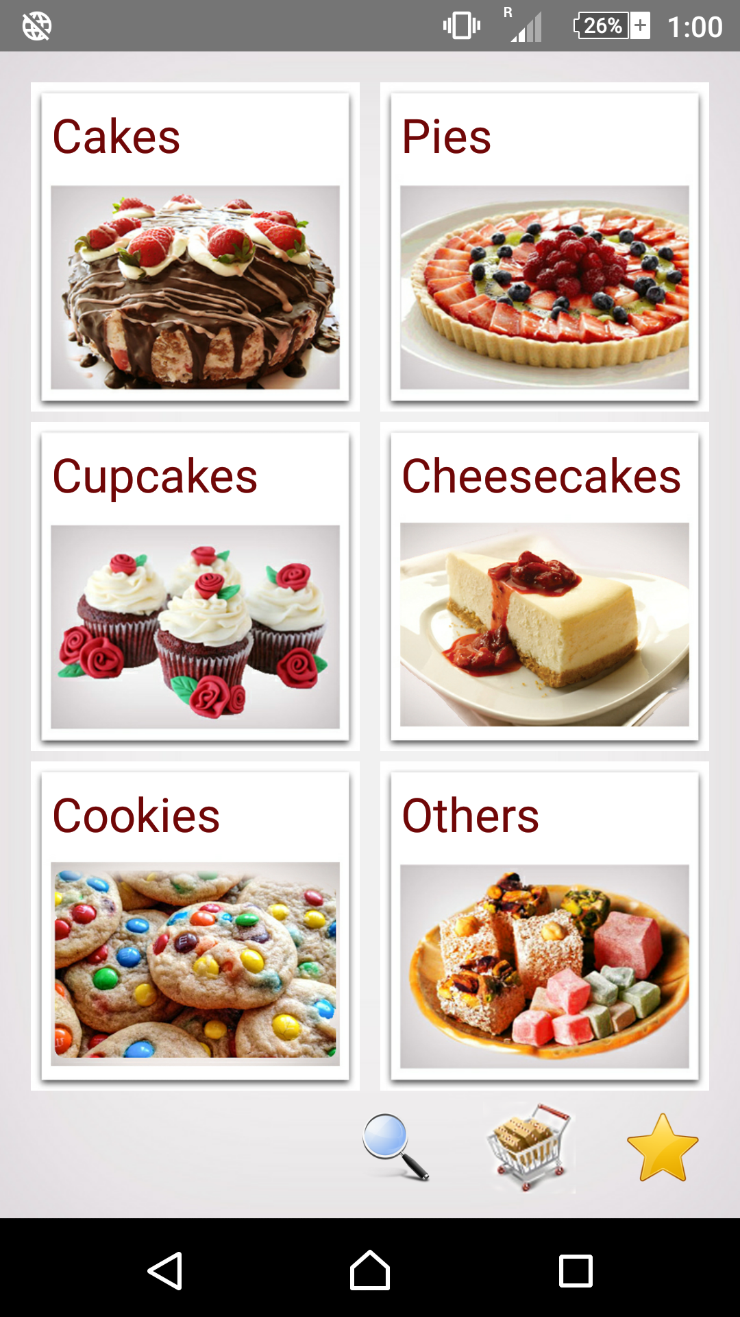 Cake and Baking Recipes App on Amazon Appstore