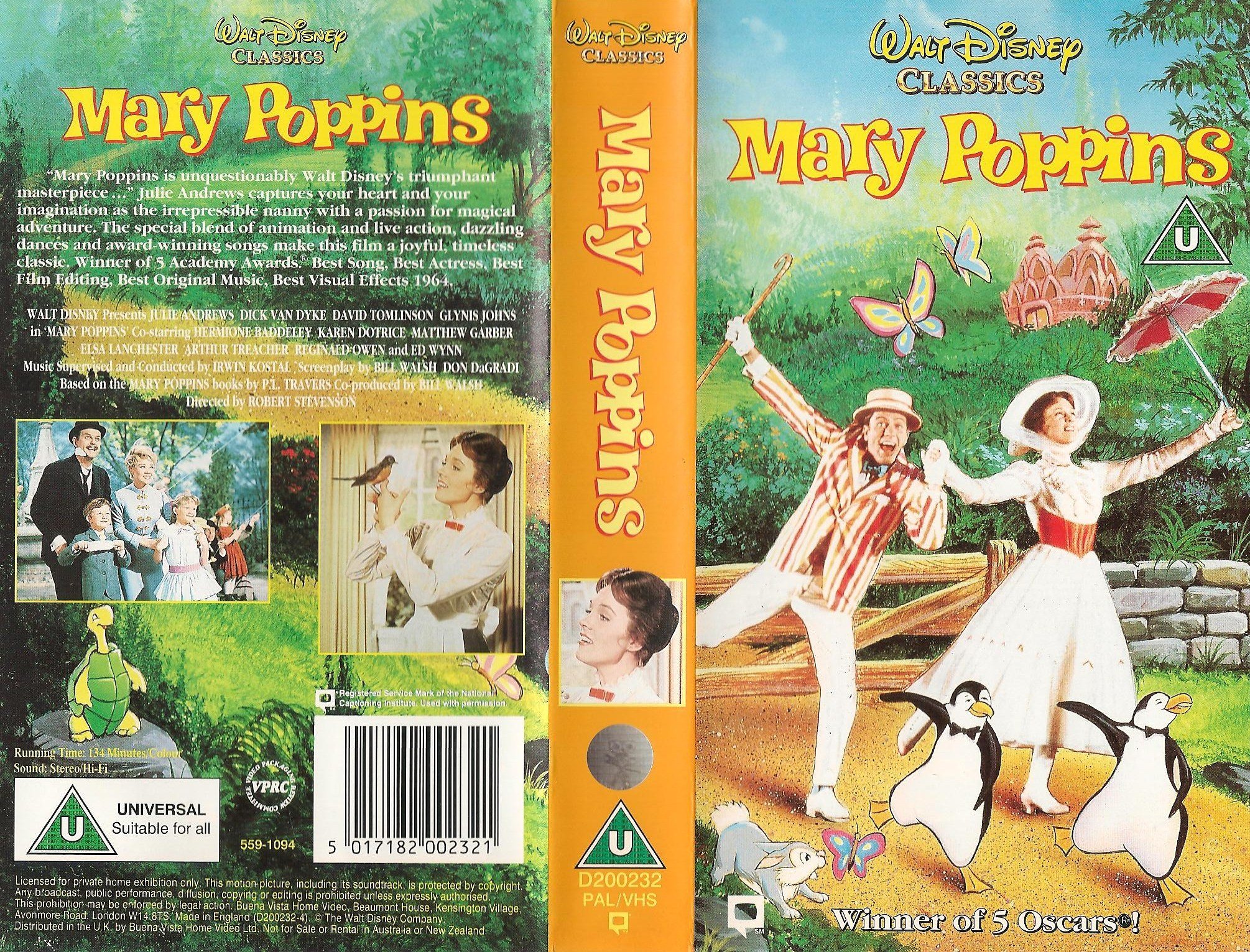 Dsny/Mary Poppins [VHS Tape]