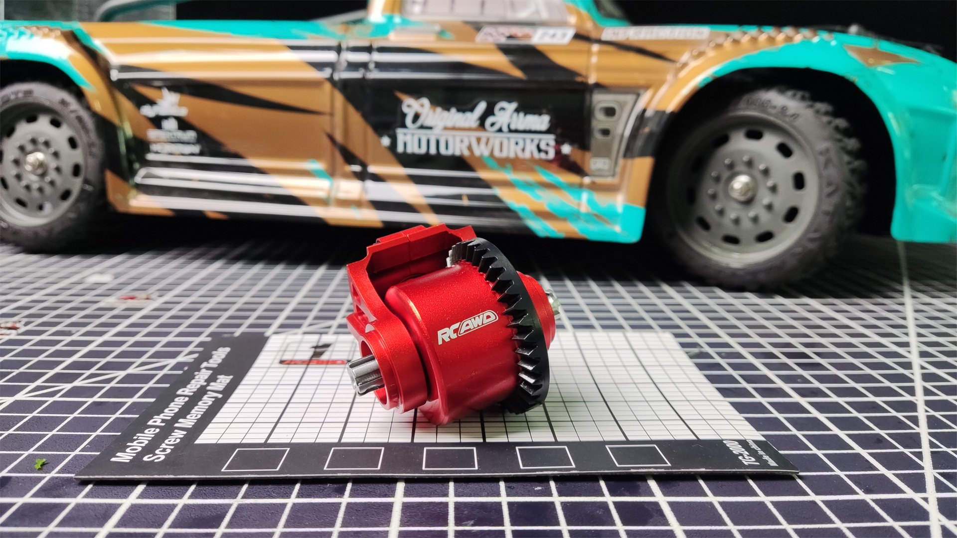 Amazon.com: RCAWD Metal Gear F/R Transmission Module Set 37T 13T