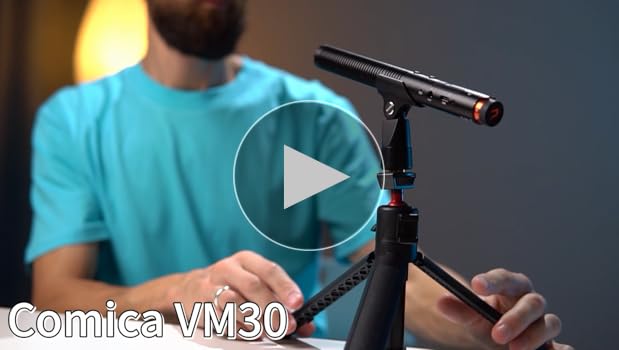 美品❣️COMICA VM30 ガンマイク ワイヤレス Amazon.com : COMICA VM30 Wireless Shotgun Microphone for