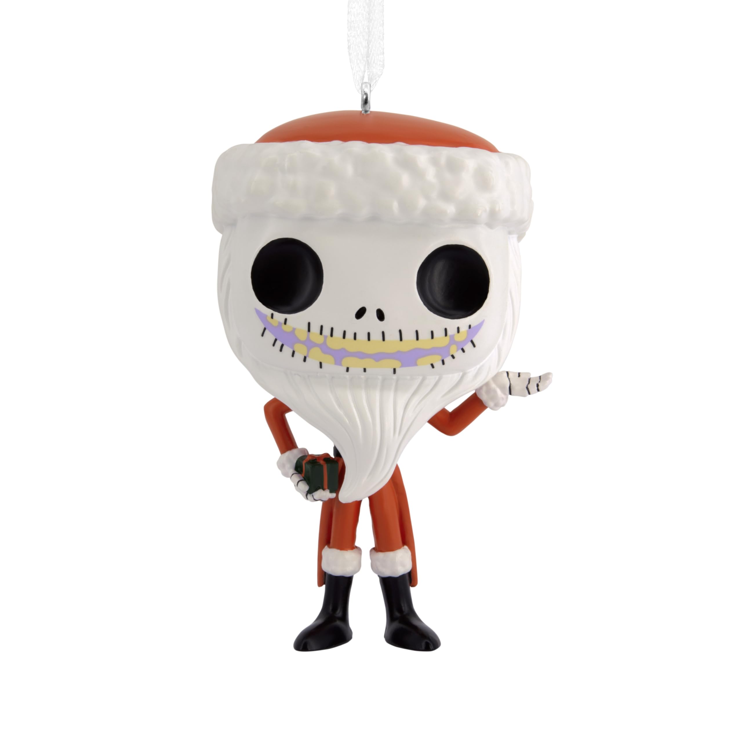 Hallmark Disney Tim Burton's The Nightmare Before Christmas Santa Jack Funko POP! Christmas Ornament, Pop Culture Gifts