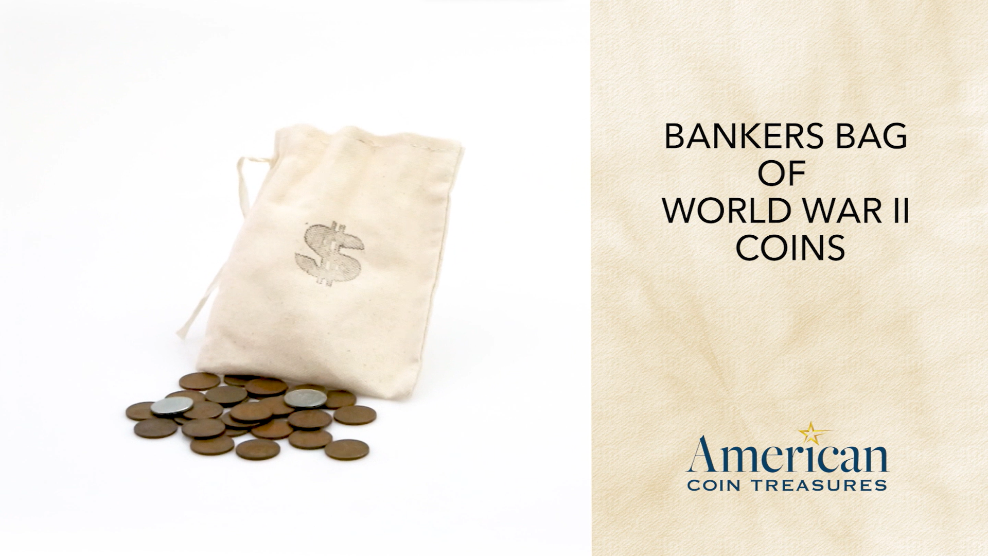 Amazon.com: American Coin Treasures Bankers Bag of World War II