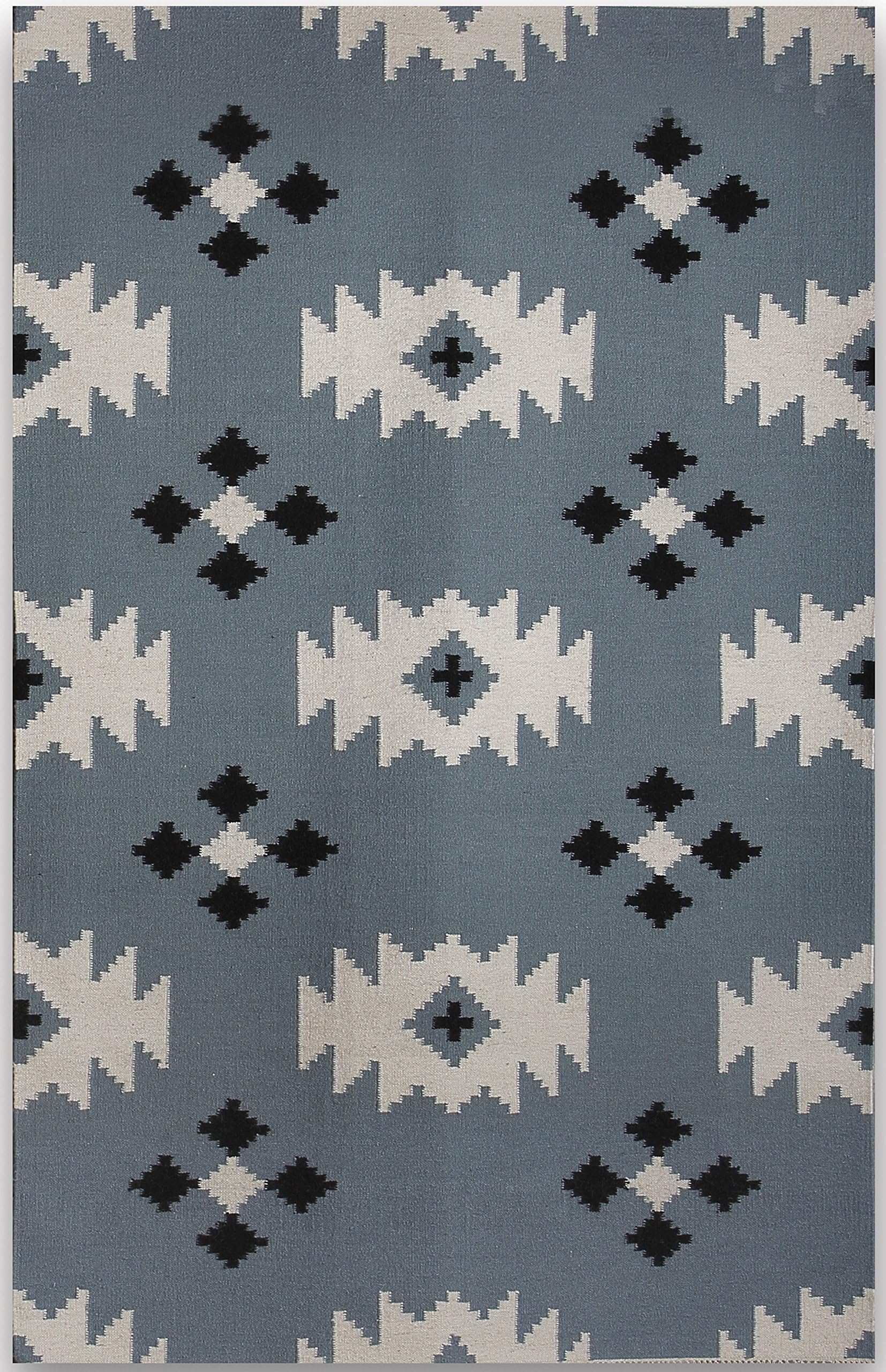 AMER Rugs Zara 17 Handmade-Rugs, 8x10, Navy