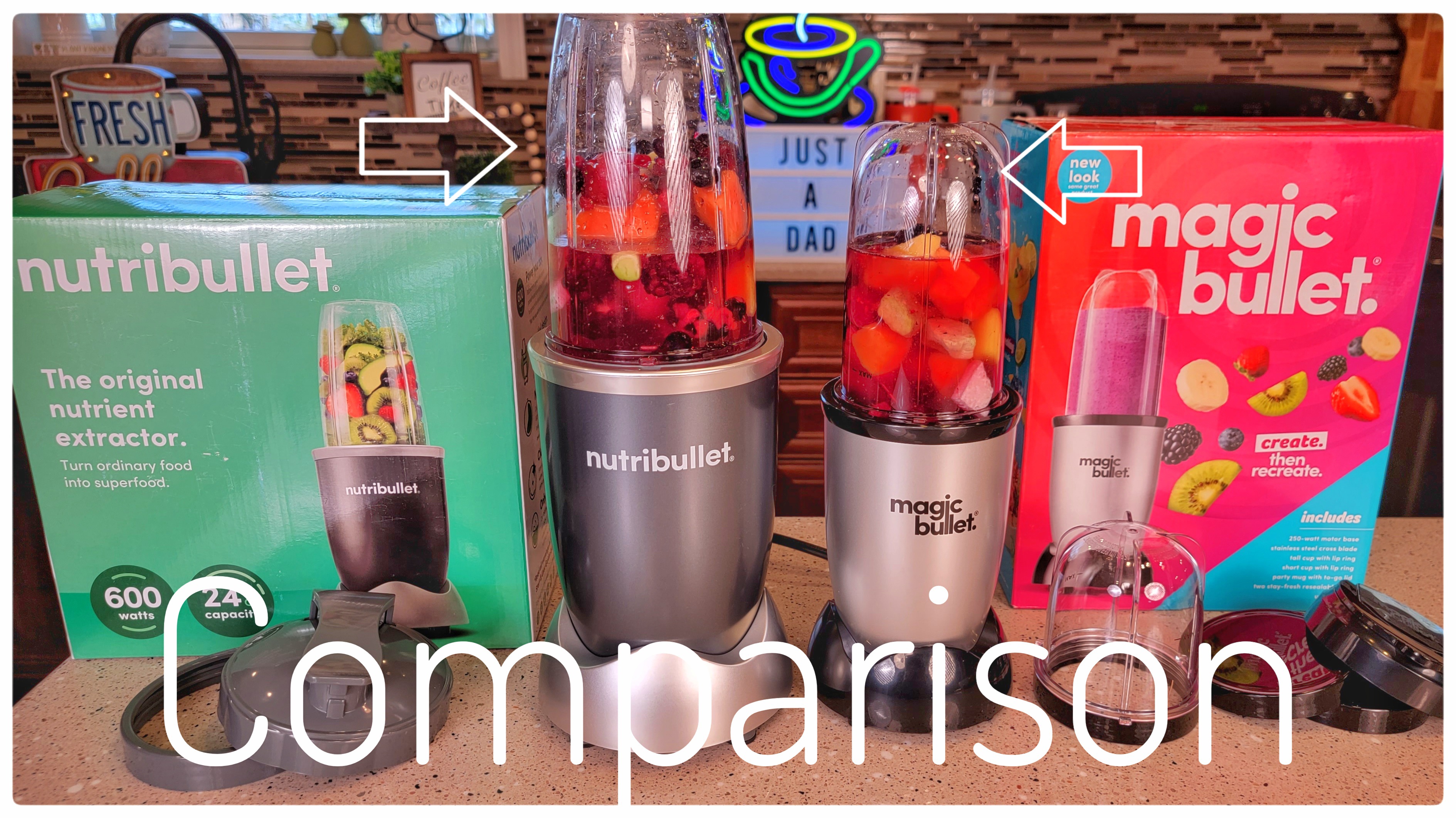 Watch Nutribullet vs Magic Bullet Blender Comparison on Amazon Live