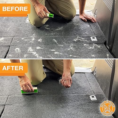 Miniatura 3 de FurDozer X3 PRO - Removedor de pelo de mascotas y herramienta de detallado automático, removedor de pelo de gatos y perros para alfombras,