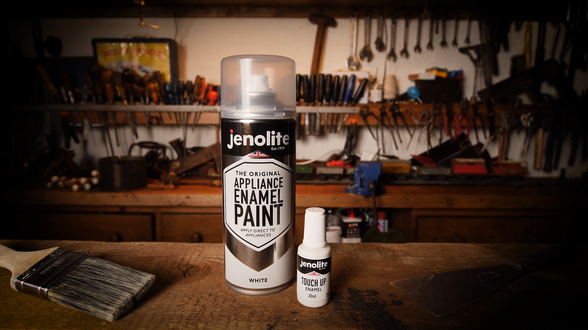 JENOLITE Appliance Enamel Paint | WHITE | 400ml (13.5 fl oz