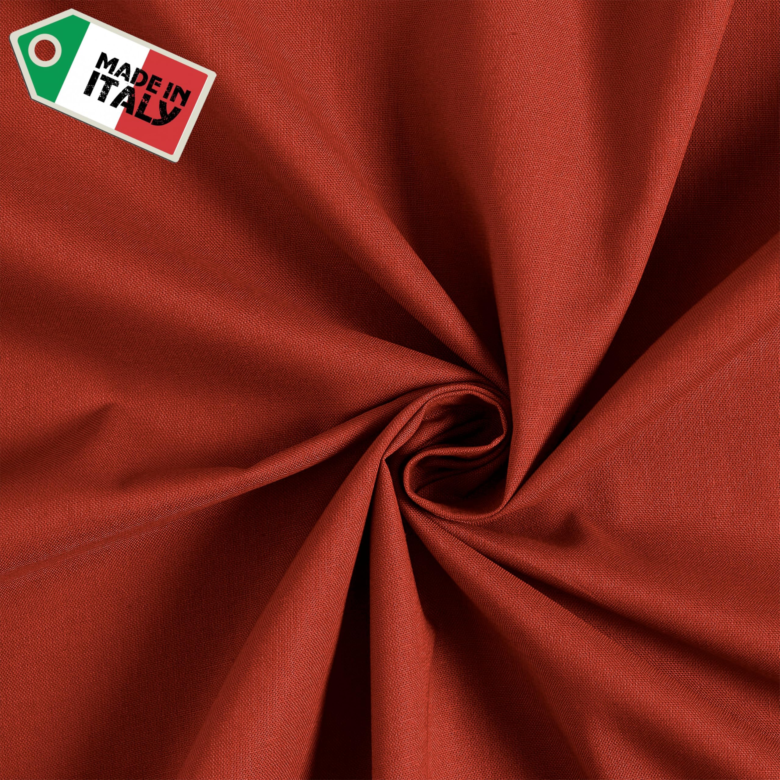 Byour3 - Funda De Sofá 3 2 4 1 Plazas 100% Algodón Puro Ligero Rectangular Tela Sofa Cubre Todo Recubrimiento Sofás También por Forma de L U Chaise Longue Derecho Izquierdo (Rojo, 2 Plazas)