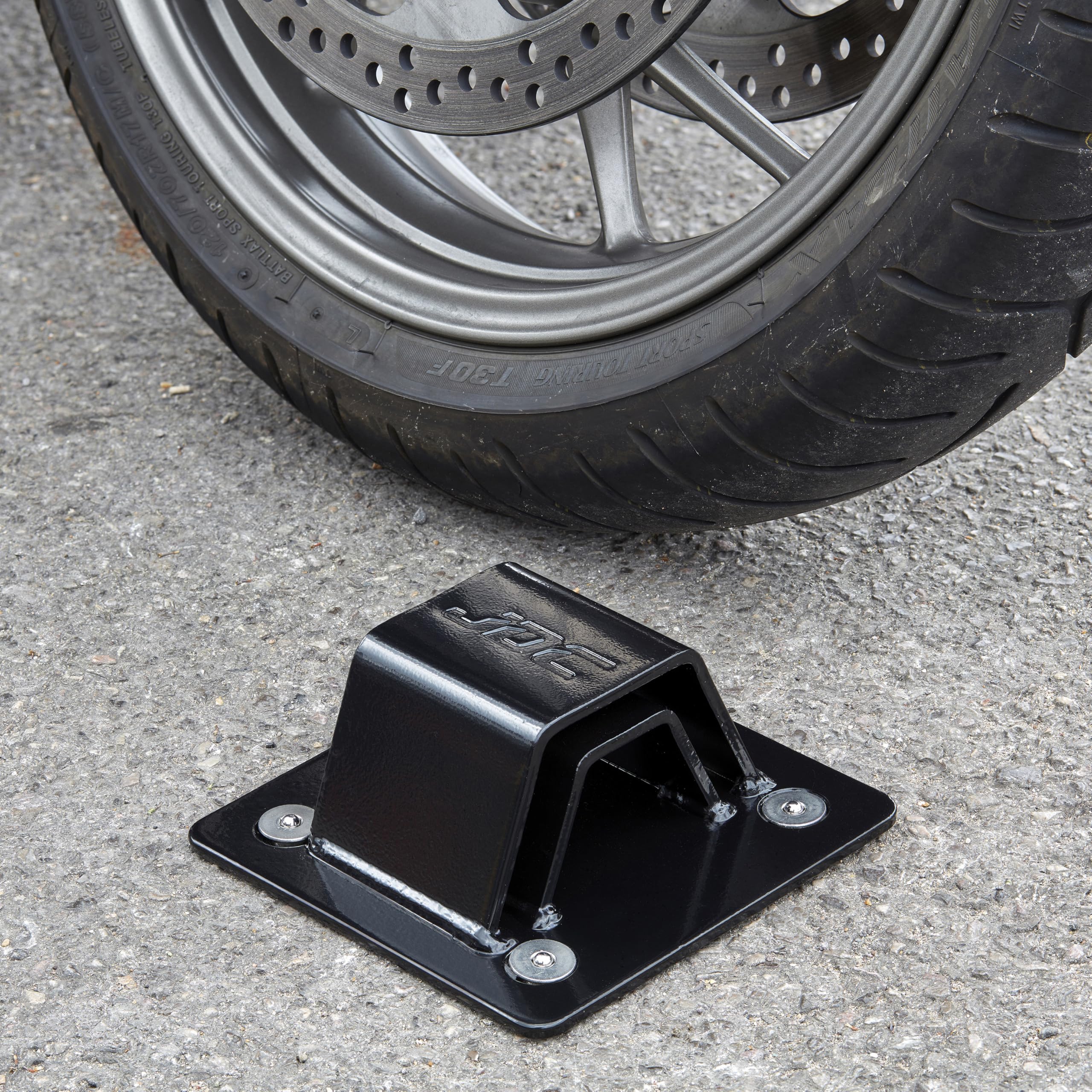 JDC Dispositivo Di Ancoraggio Moto In Acciaio Temprato - Sphere Pro - Nero
