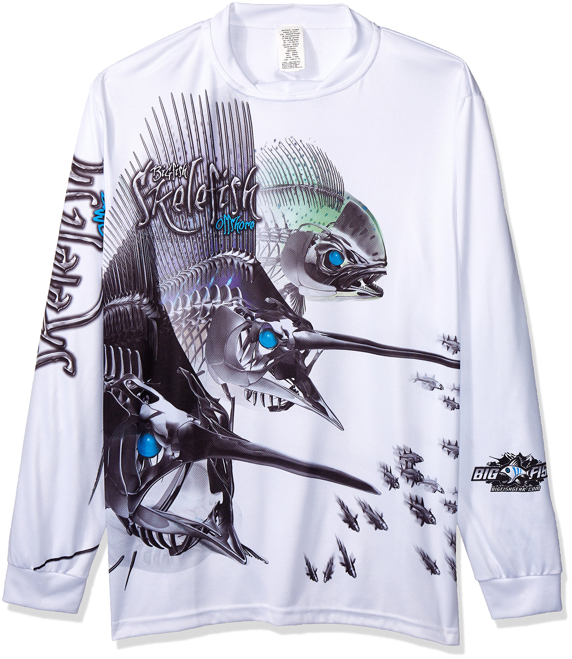 Bigfish SKELEFISH Offshore UPF50 Long Sleeve Performance Fishing Shirt