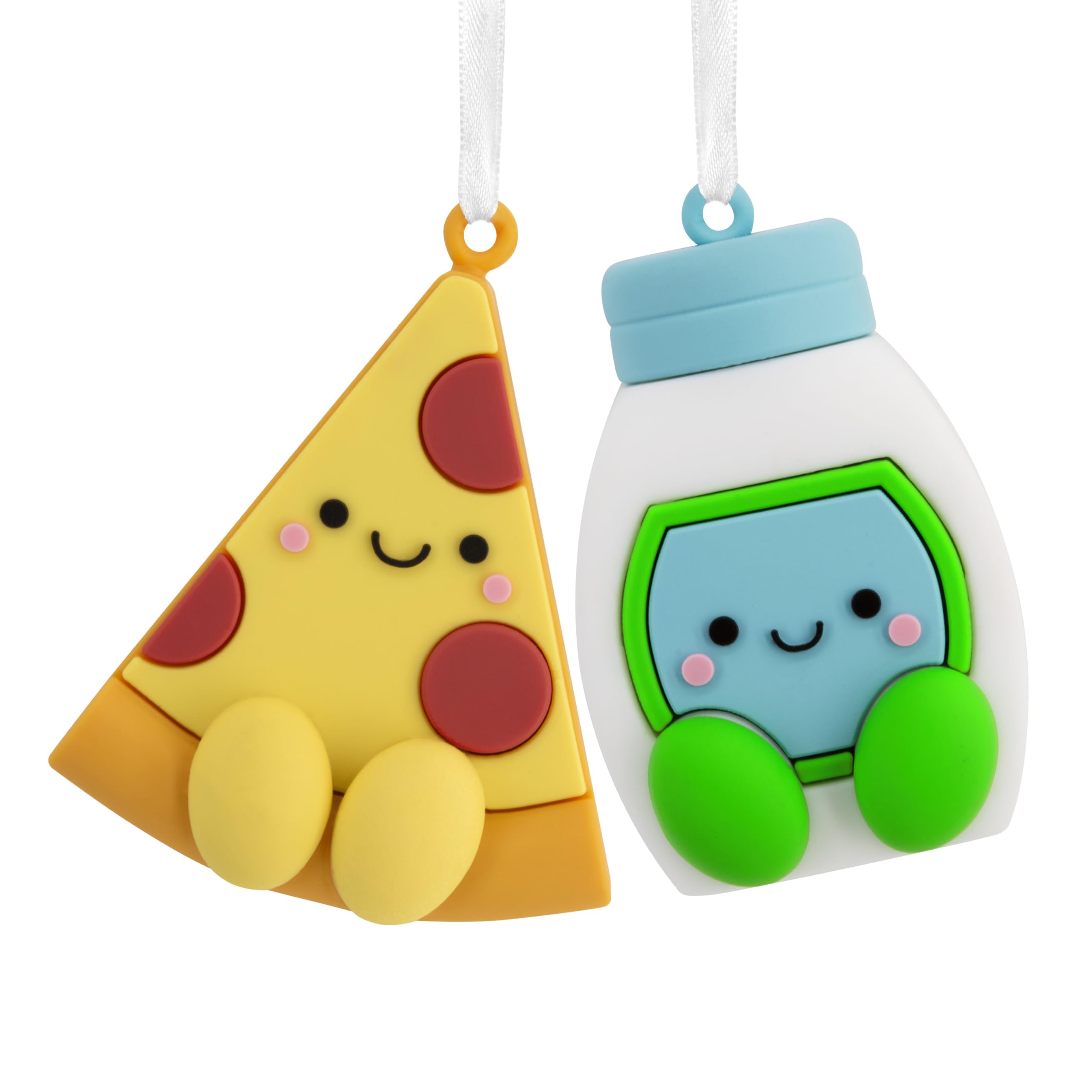 HallmarkBetter Together Pizza and Ranch Dressing Magnetic Christmas Ornaments, Set of 2