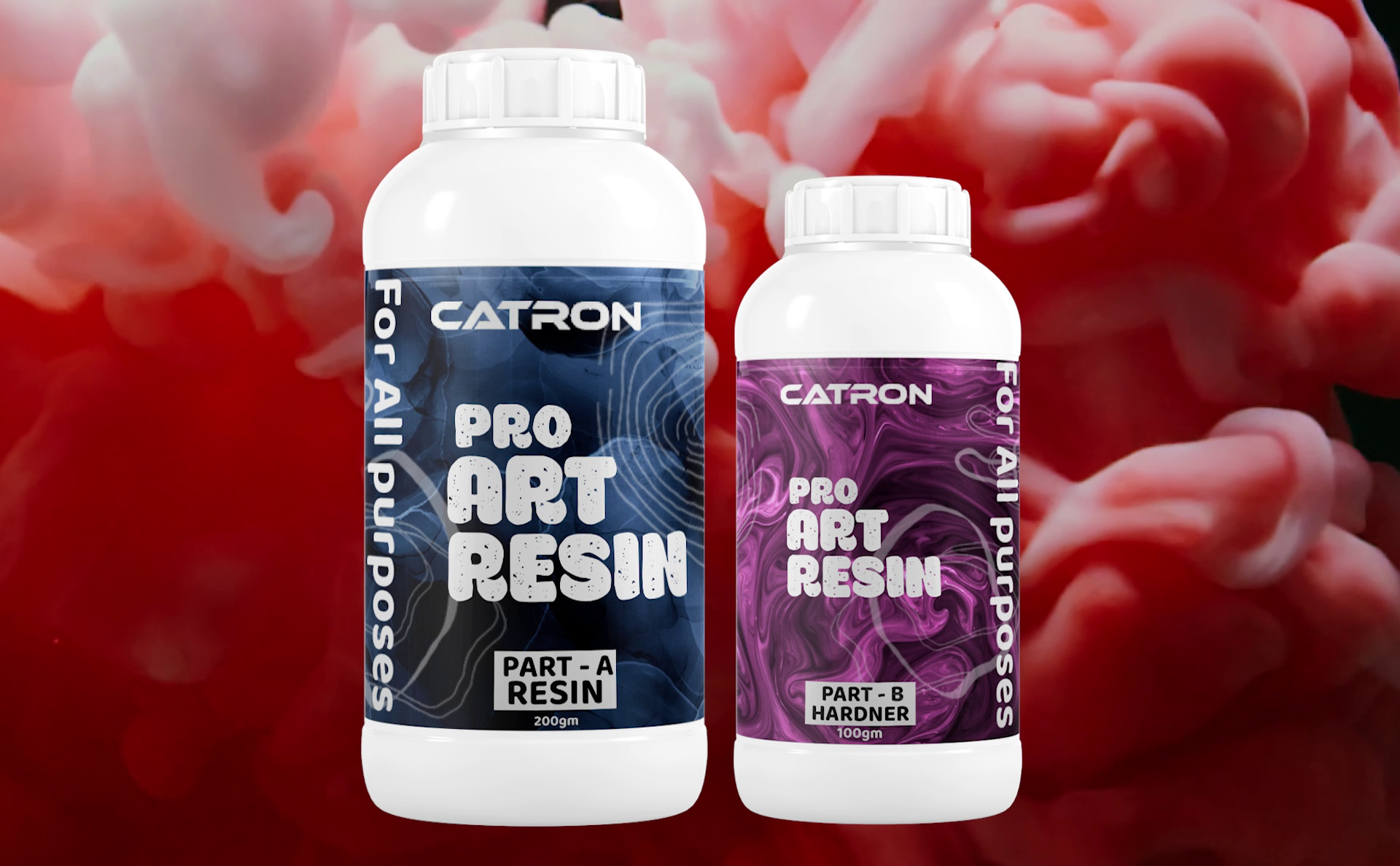 Catron Crystal Clear Epoxy Resin Art Kit 2 : 1 - Ratio Resin and