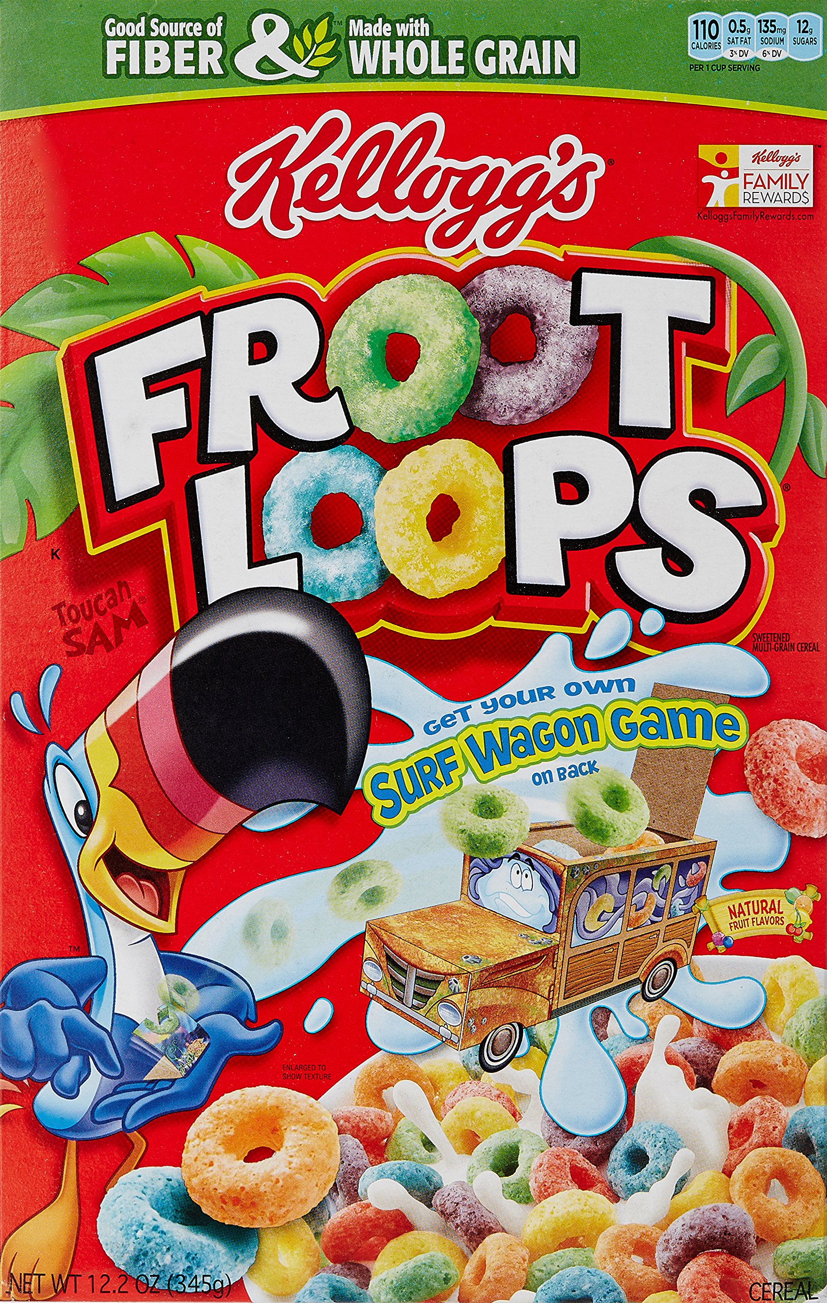 Kelloggs Cereal Fruit Loops Surf Wagon Game, 340g : Amazon.in