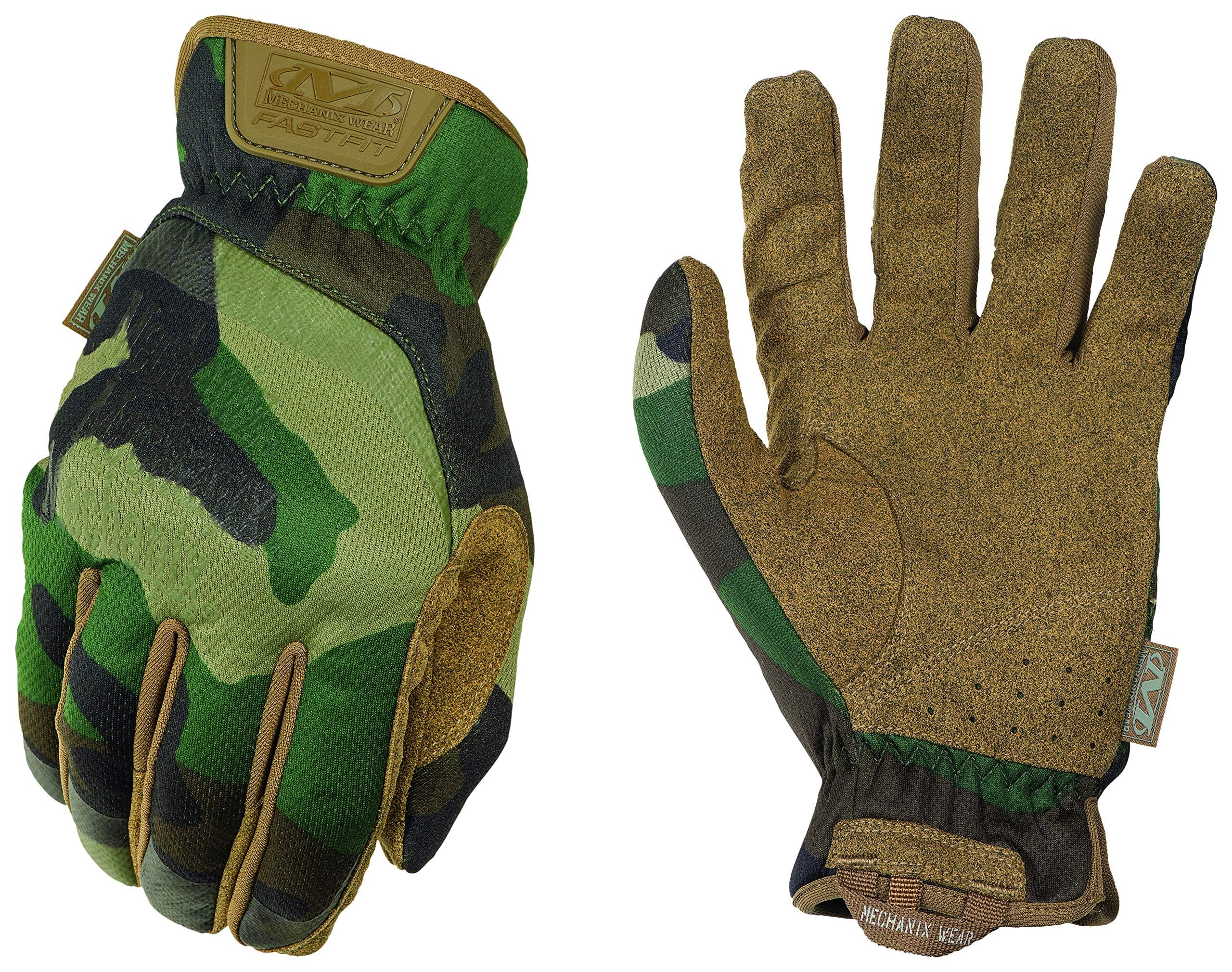 Mechanix Wear FFTAB-77-010 Guanti Tattici Fastfit, Woodland Camo, Large