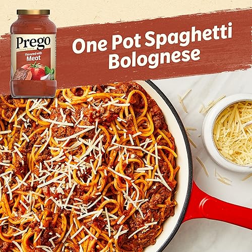 Vista 22 de Prego Salsa italiana de carne de salchicha y ajo, tarro de 23.5 onzas (caja de 12)