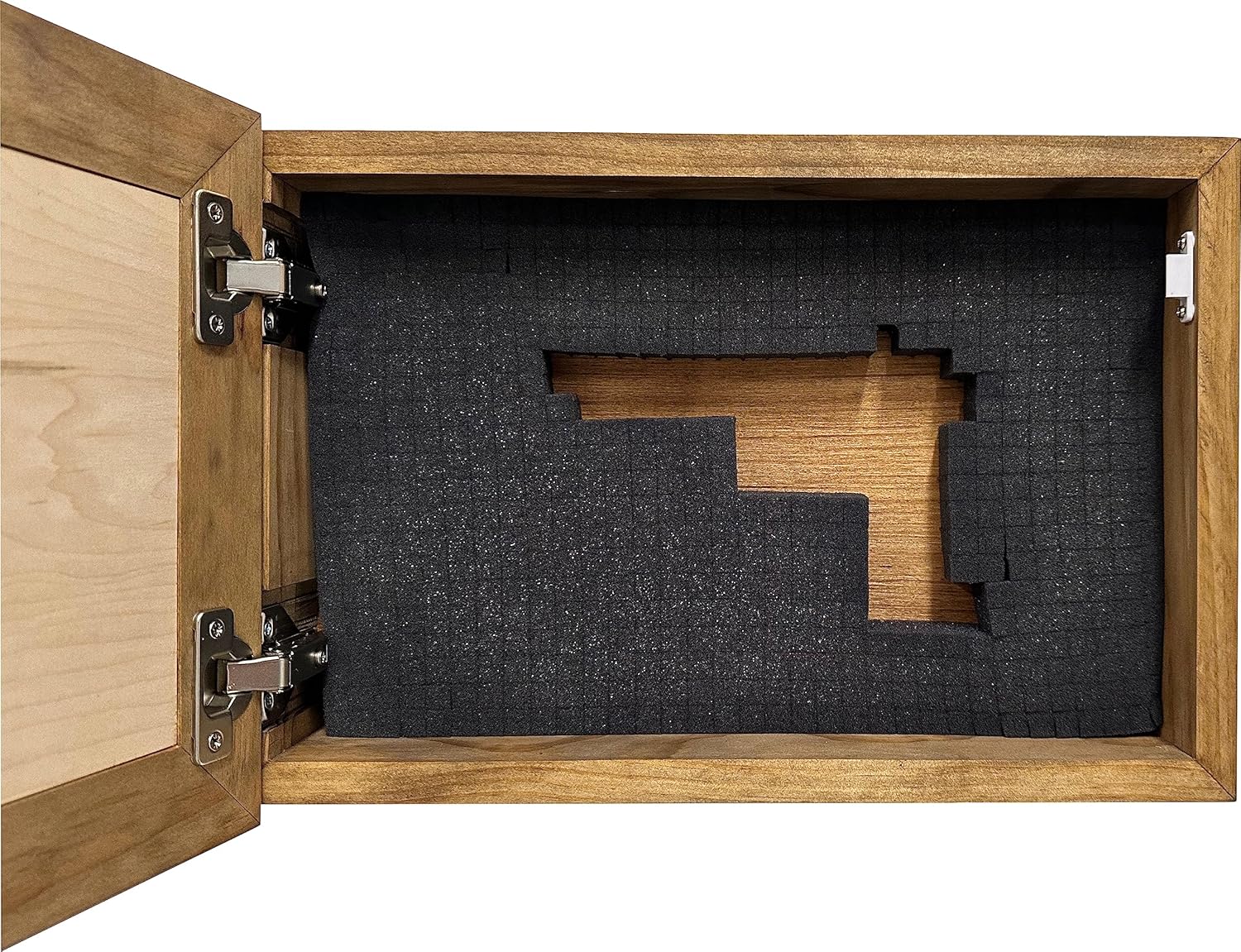 Bellewood Designs Hidden Gun Storage with Matthew 11:28 Bible Verse and Coastal Scene