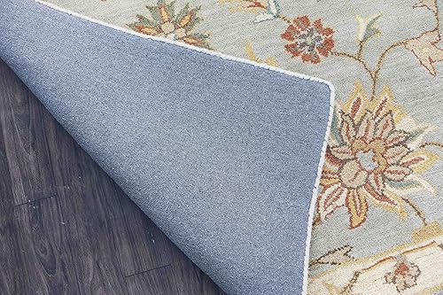 Miniatura 9 de Devlin Alfombras y alfombras tradicionales orientales hechas a mano 100% lana (9 x 12 pies)