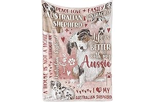 A Cozy Aussie Embrace: The InnoBeta Australian Shepherd Blanket