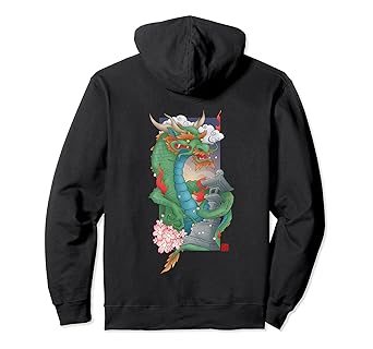 japanese dragon hoodie